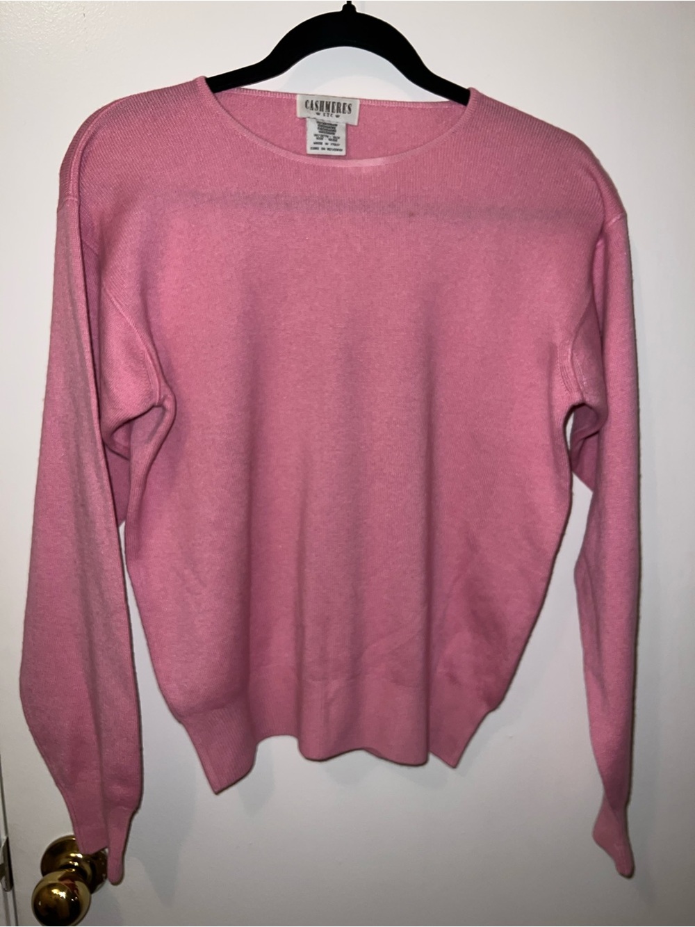 Women's Pink Cashmere-Silk Sweater